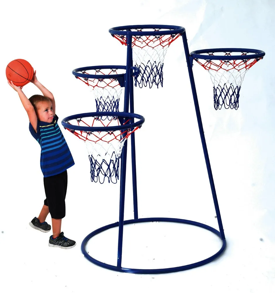 4-Rings Basketball Stand with Storage Bag