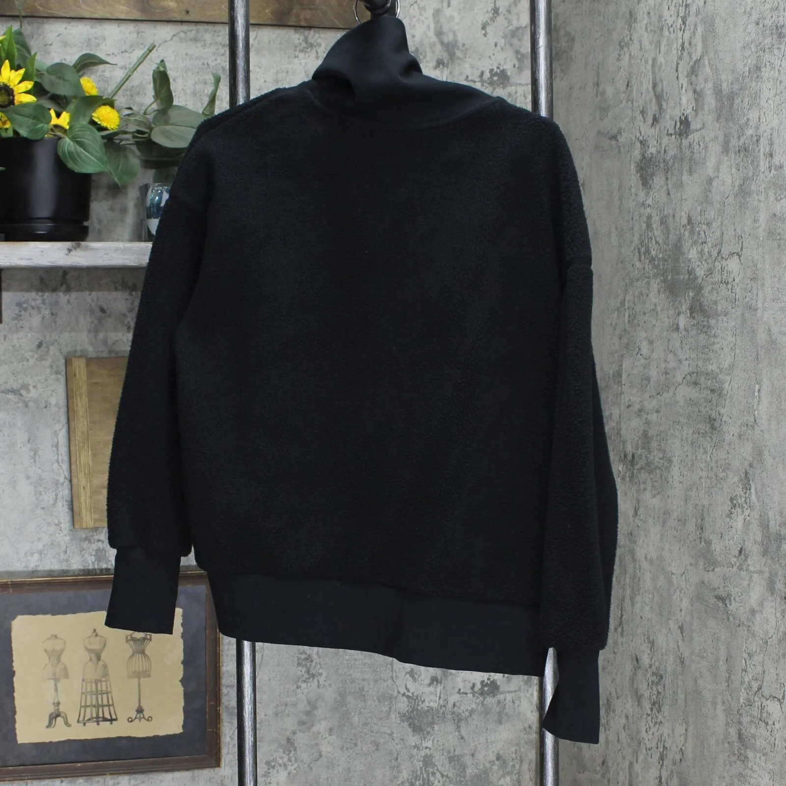 A New Day Women's Sherpa Quarter Zip Sweatshirt