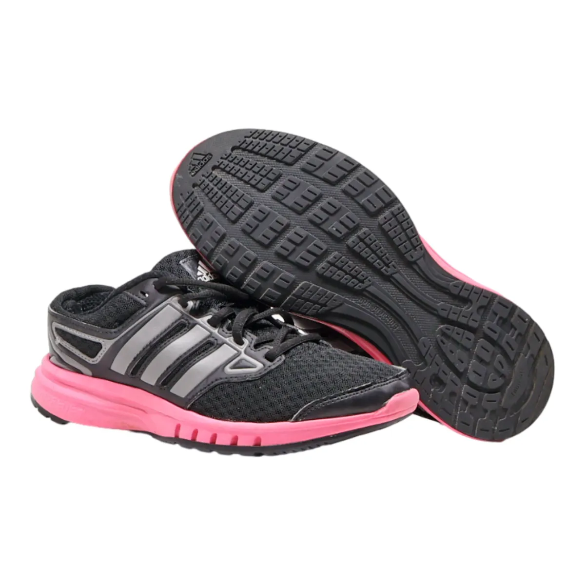 ADIDAS Low Top Trainers Black Synthetic Womens UK 4