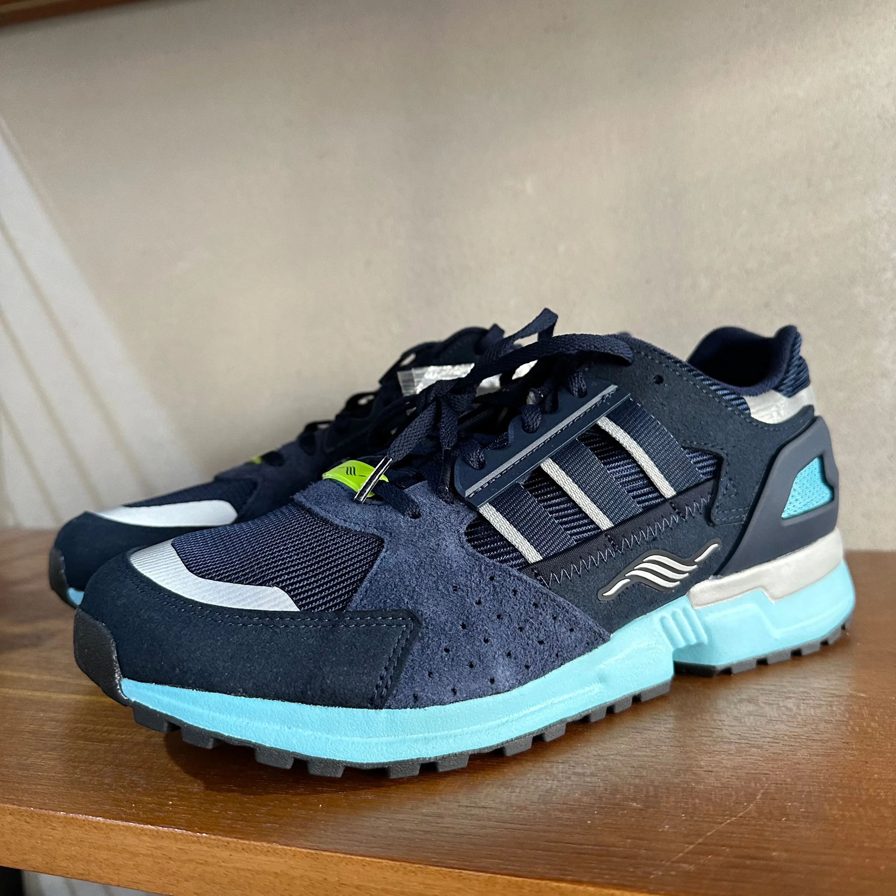 adidas ZX 10,000 JC Trainers Navy / Blue - UK 9.5