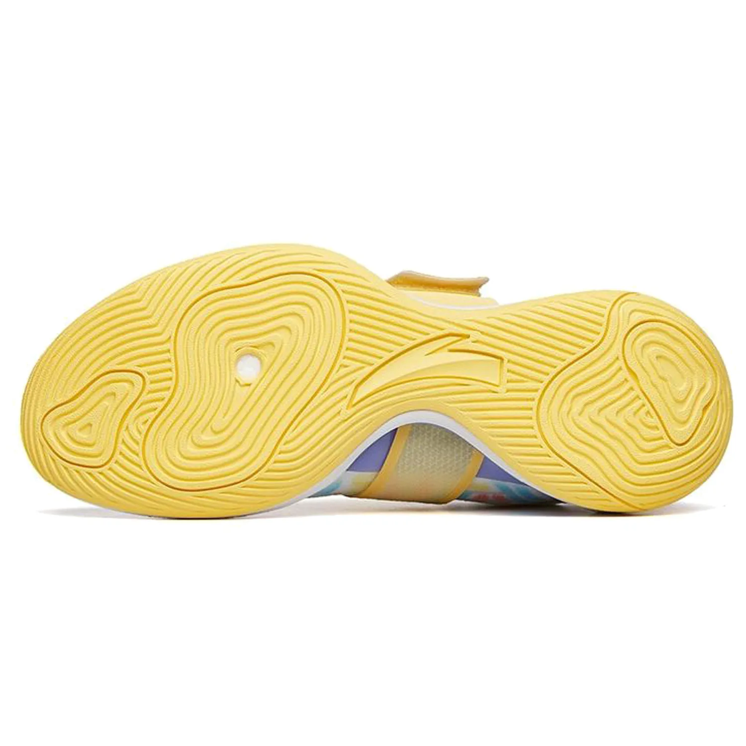 Anta KT SPLASH 4 Baksetball Shoes Low Top Sneakers for Men - Yellow&White