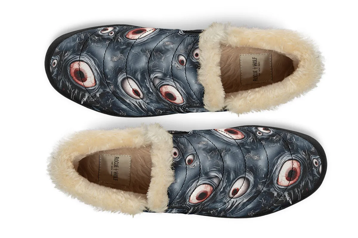 Beholder Winter Sneakers - Warm & Easy Slip-On Shoes Lined with Vegan Wool with Anti-Slip Soles