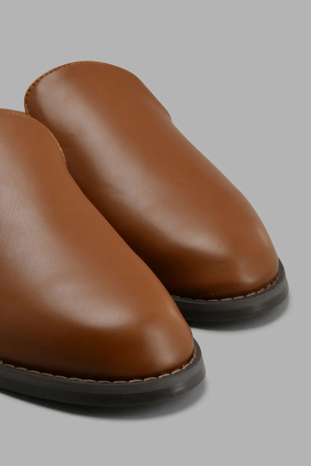 Brown Plain Mule