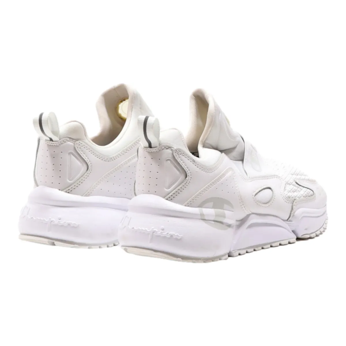 CHAMPION Sneaker Trainers White Synthetic Girls UK 4.5