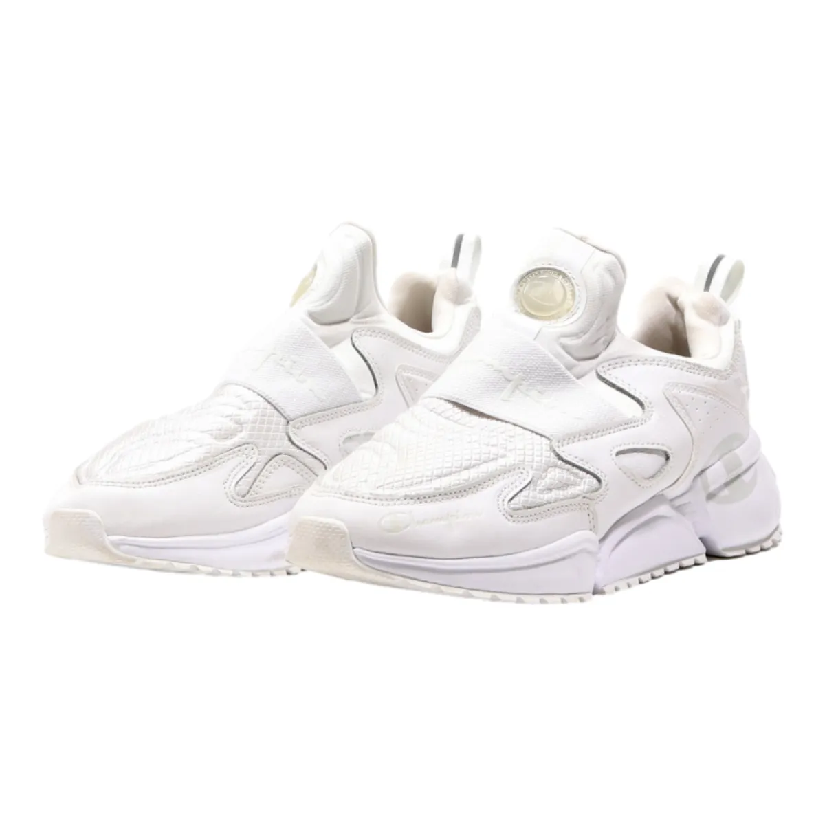 CHAMPION Sneaker Trainers White Synthetic Girls UK 4.5