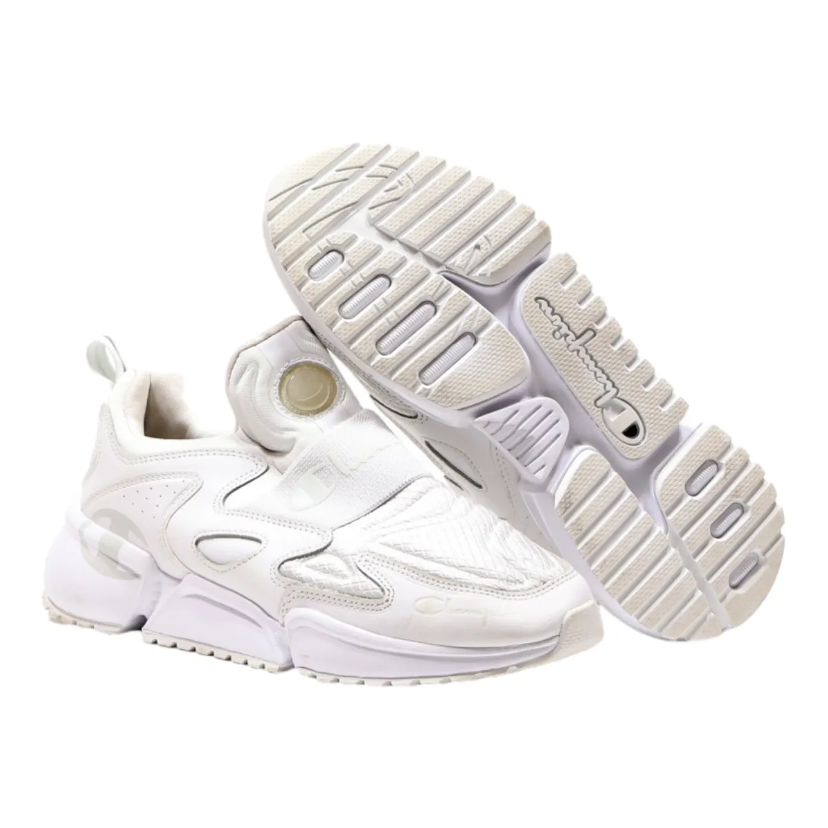 CHAMPION Sneaker Trainers White Synthetic Girls UK 4.5