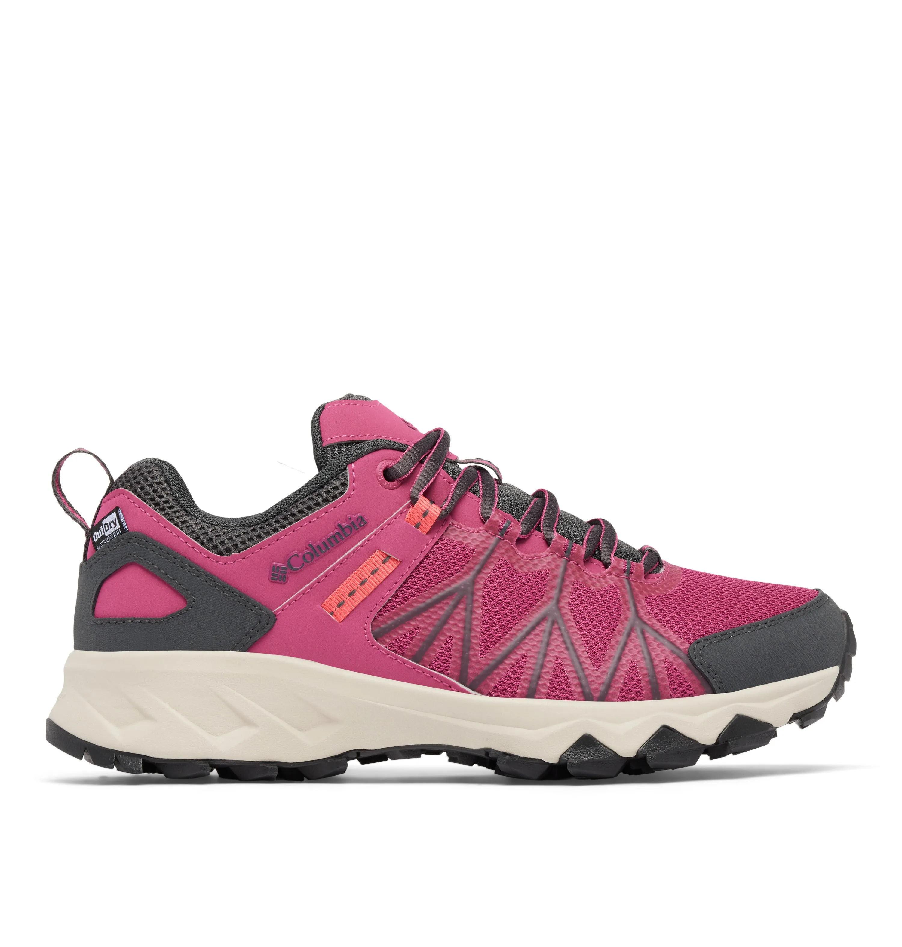 Columbia Women's Peakfreak II Outdry Waterproof Trail Shoes (Dark Fuchsia/Juicy)
