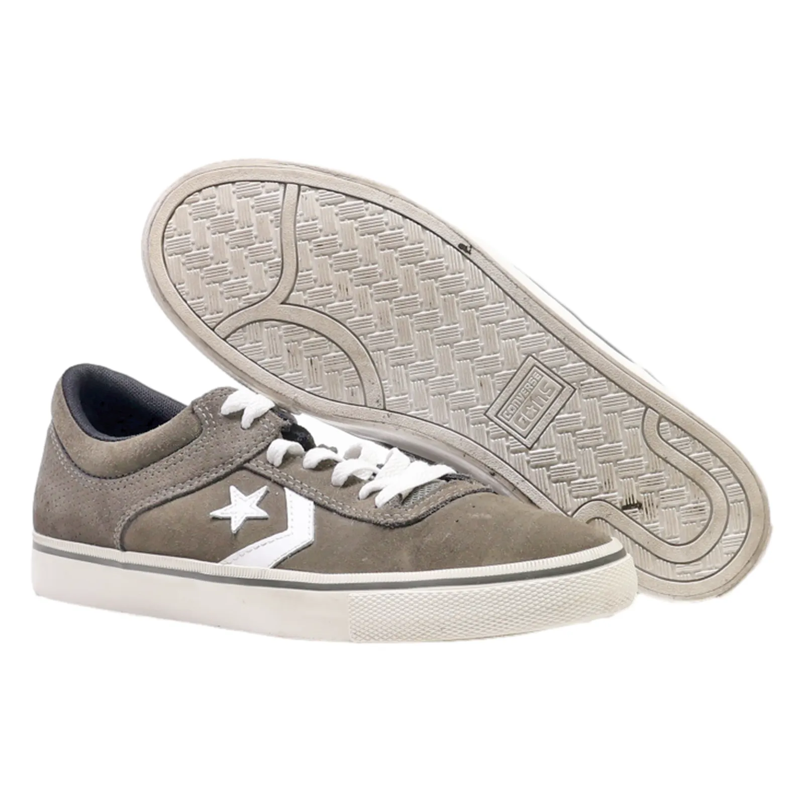 CONVERSE Sneaker Trainers Grey Suede Mens UK 7