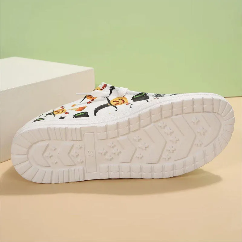 Creative Halloween Print Shoes