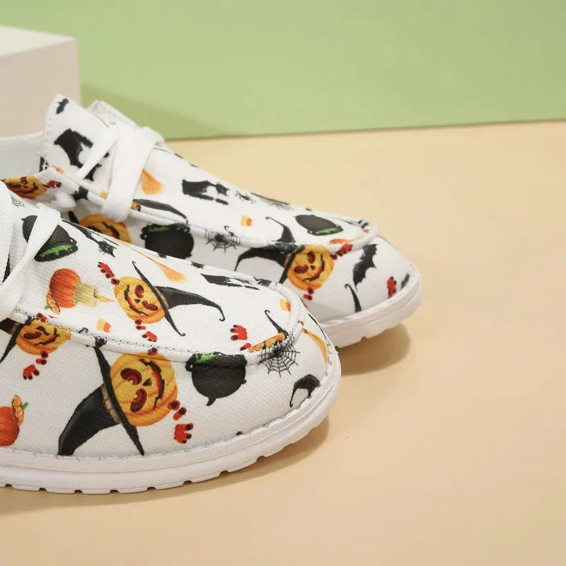 Creative Halloween Print Shoes