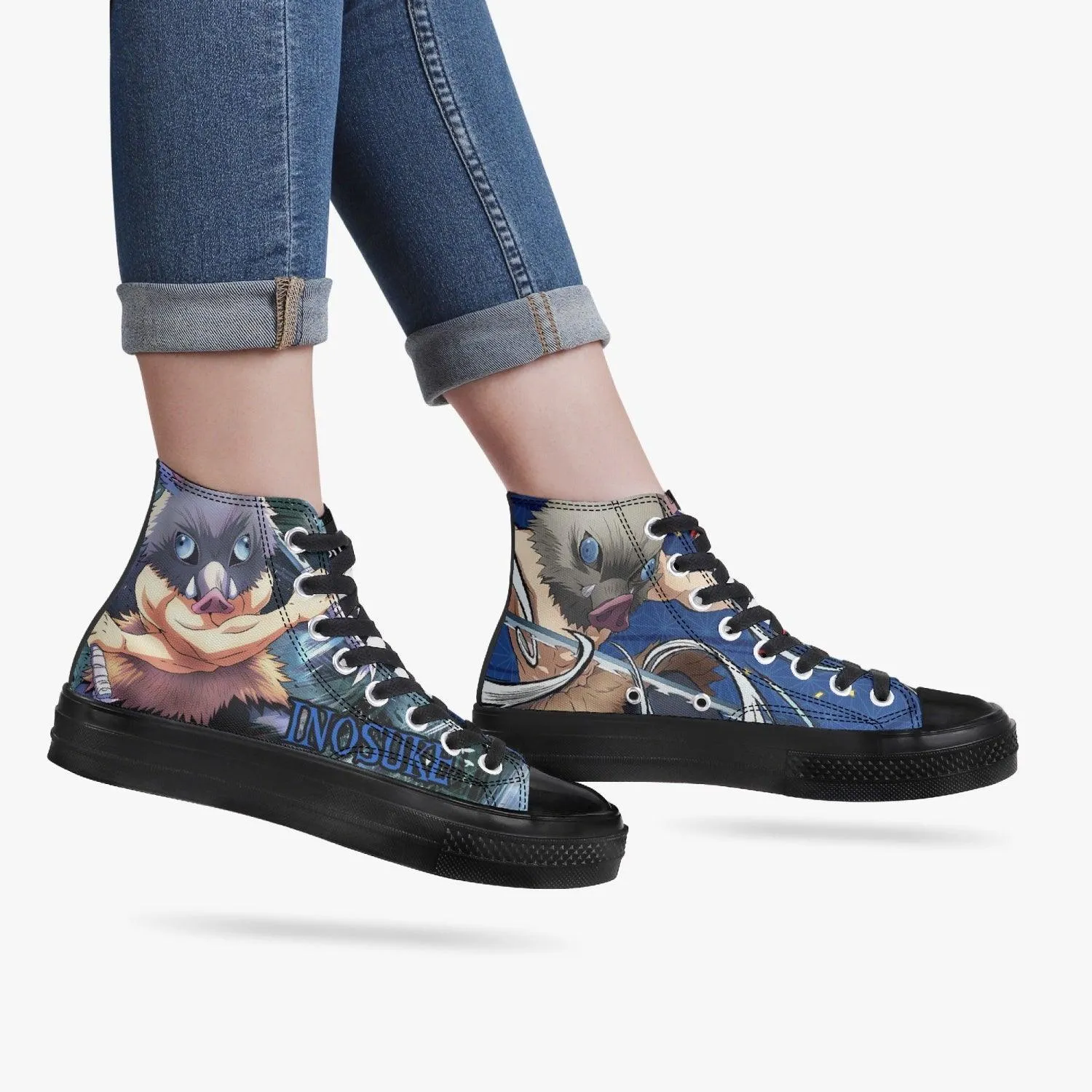 Demon Slayer Inosuke A-Star High Anime Shoes