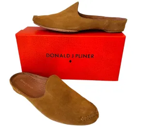 Donald J Pliner Bobbi Camel Sport Suede Mule Size 9.5