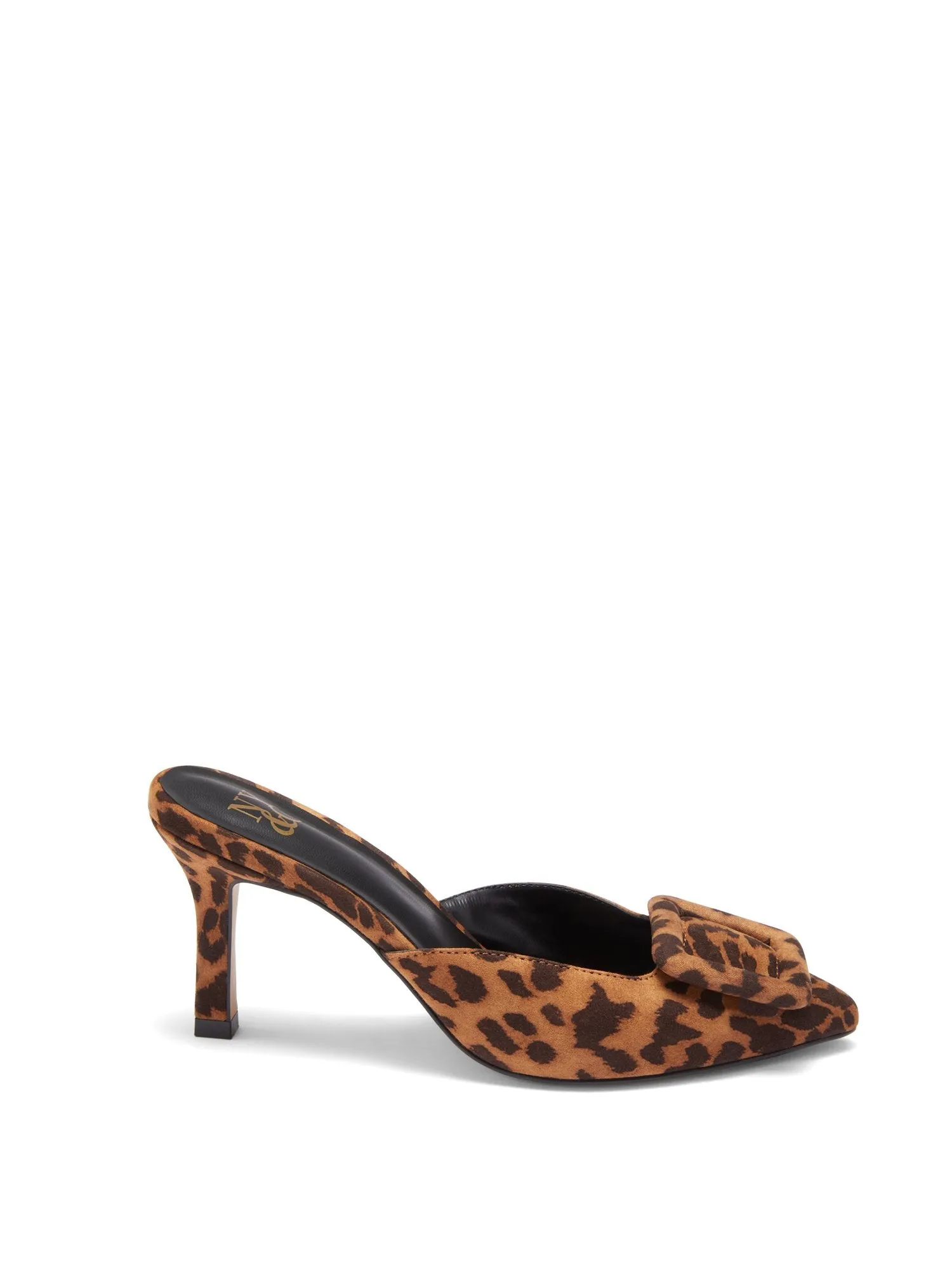 Emma Heel Mule - Leopard-Print