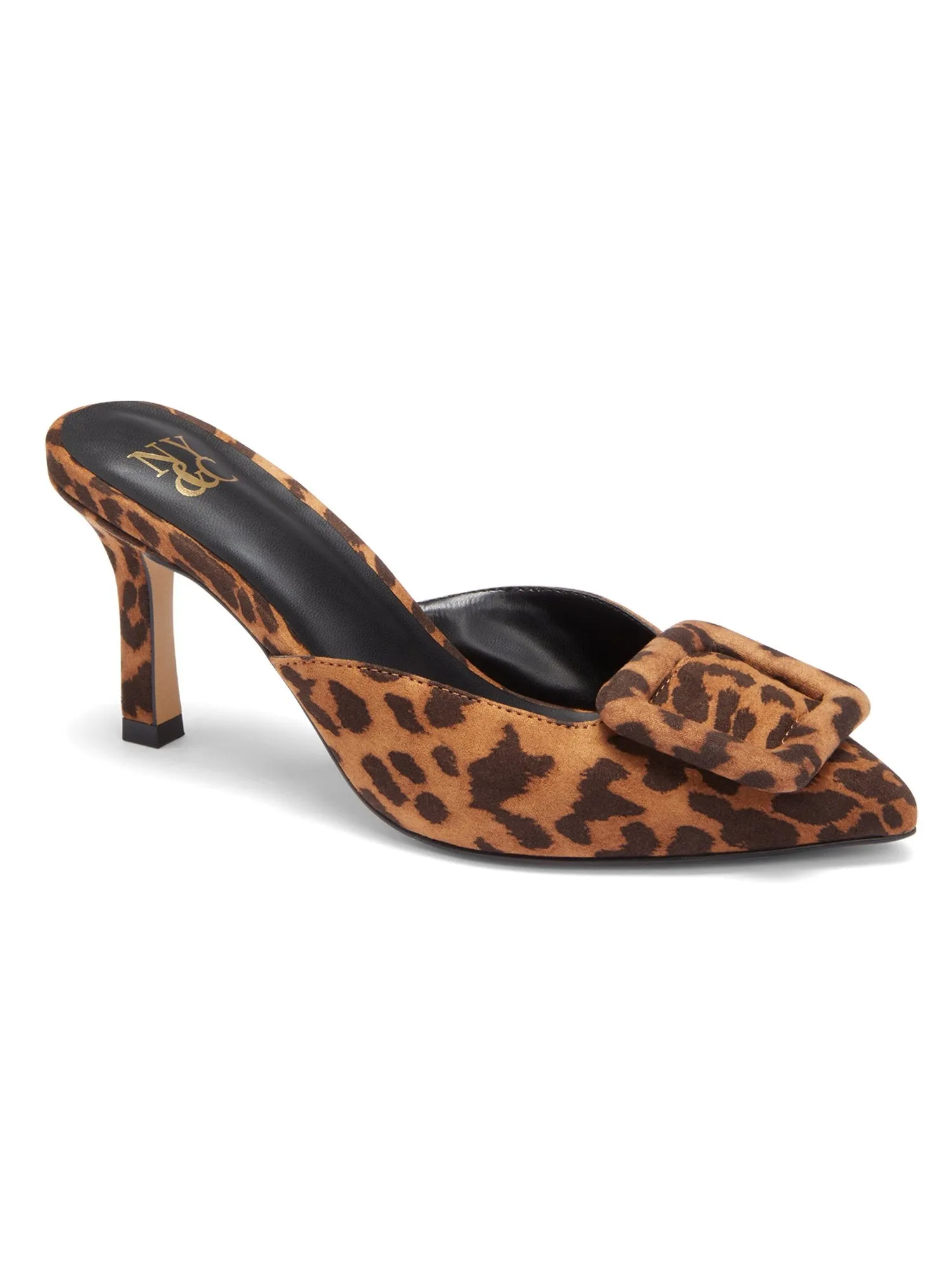 Emma Heel Mule - Leopard-Print