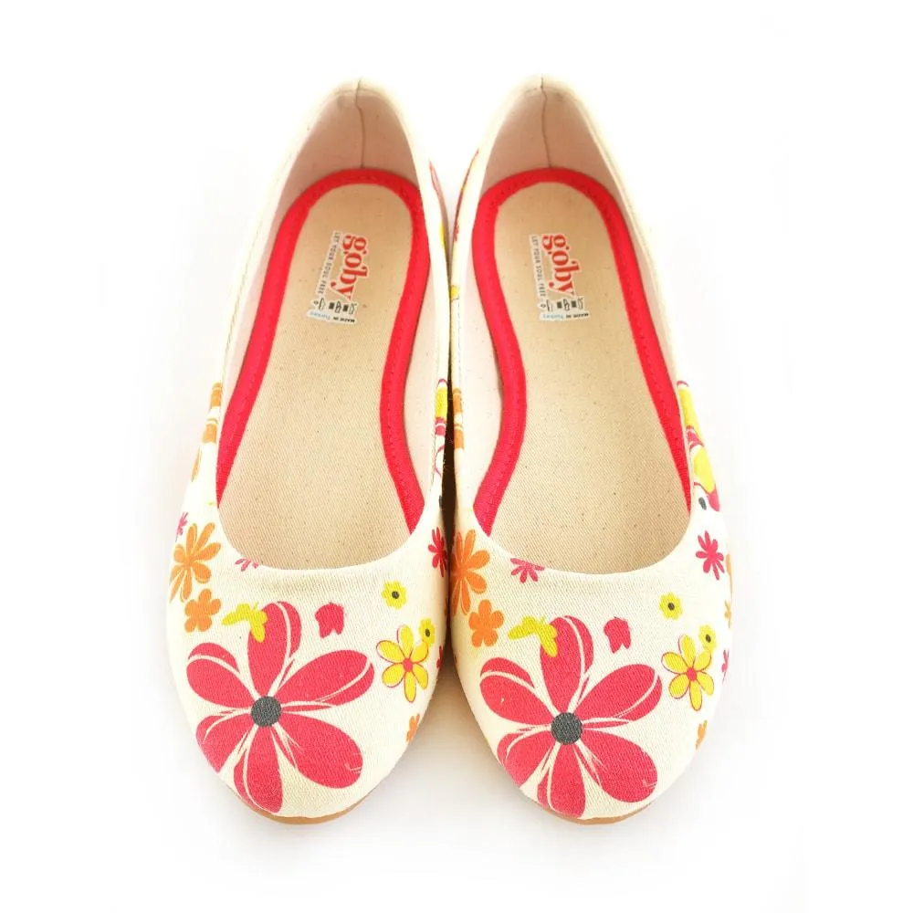 Flowers Ballerinas Shoes 1110
