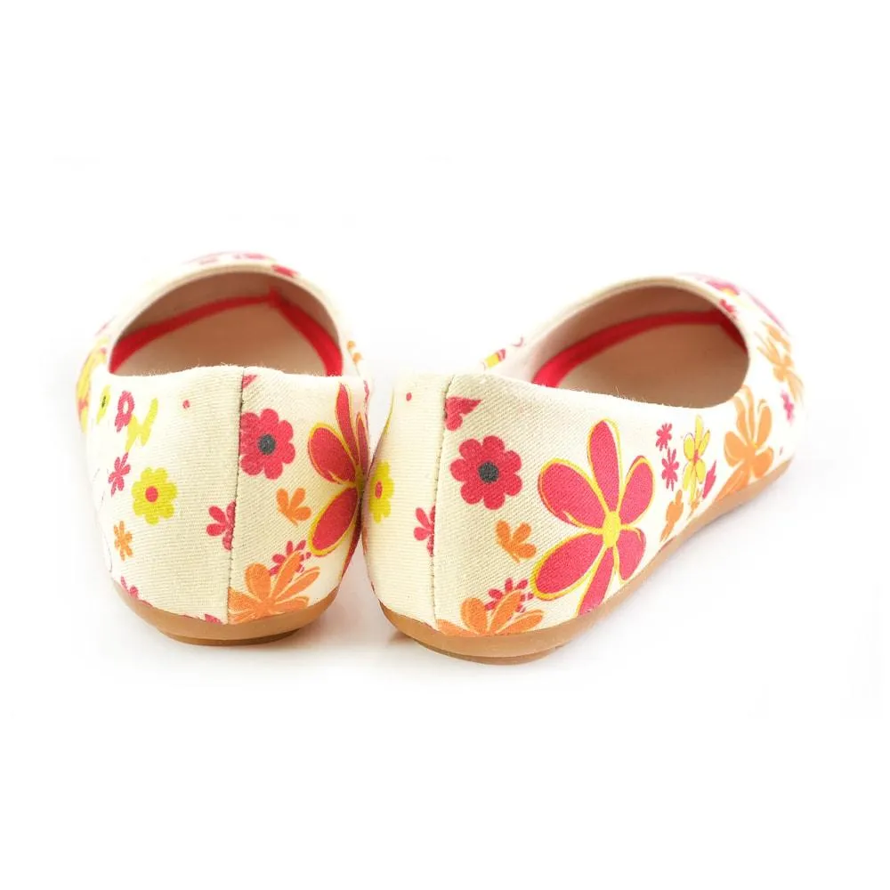 Flowers Ballerinas Shoes 1110