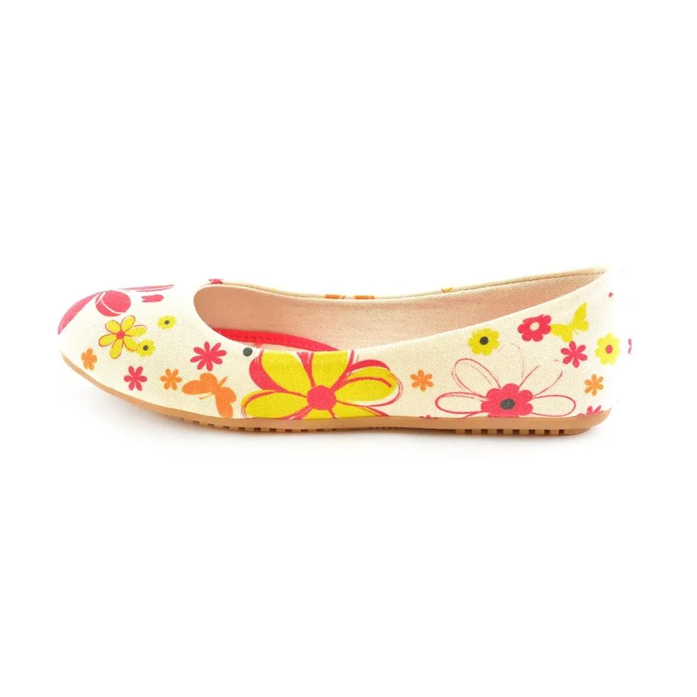 Flowers Ballerinas Shoes 1110