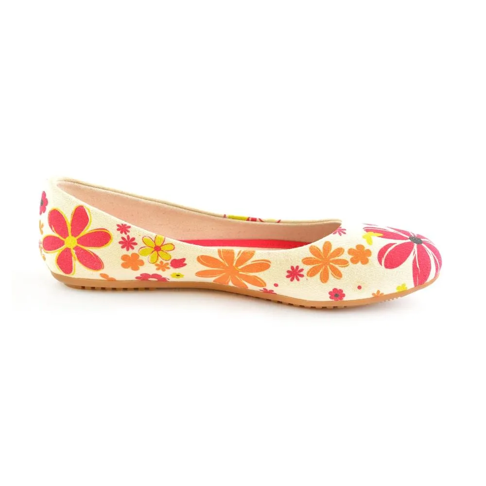 Flowers Ballerinas Shoes 1110