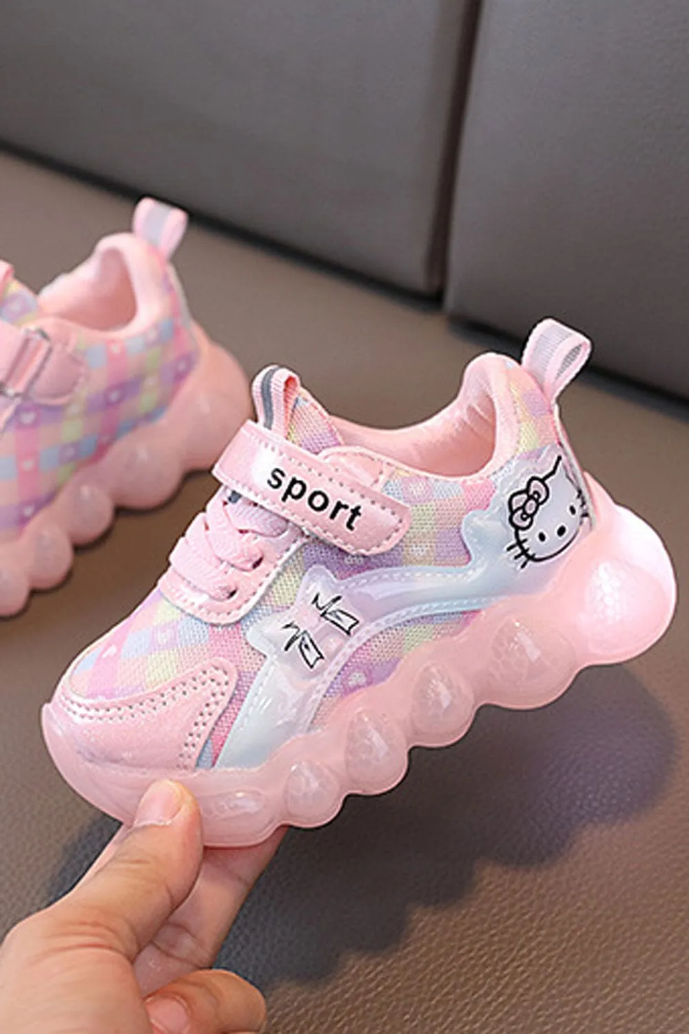 Girl's LED Light-Up Sneakers
