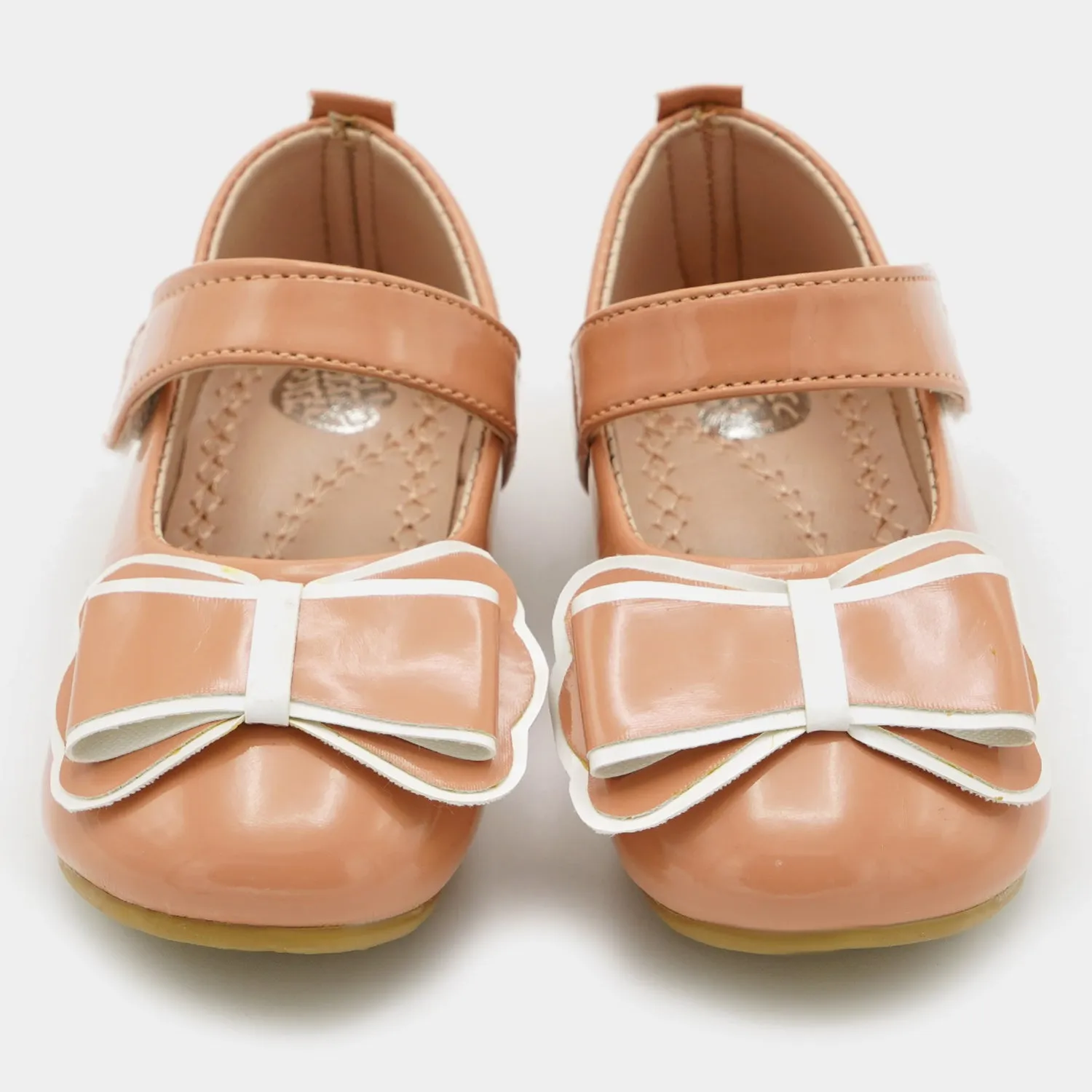 Girls Pumps 640-60-Peach