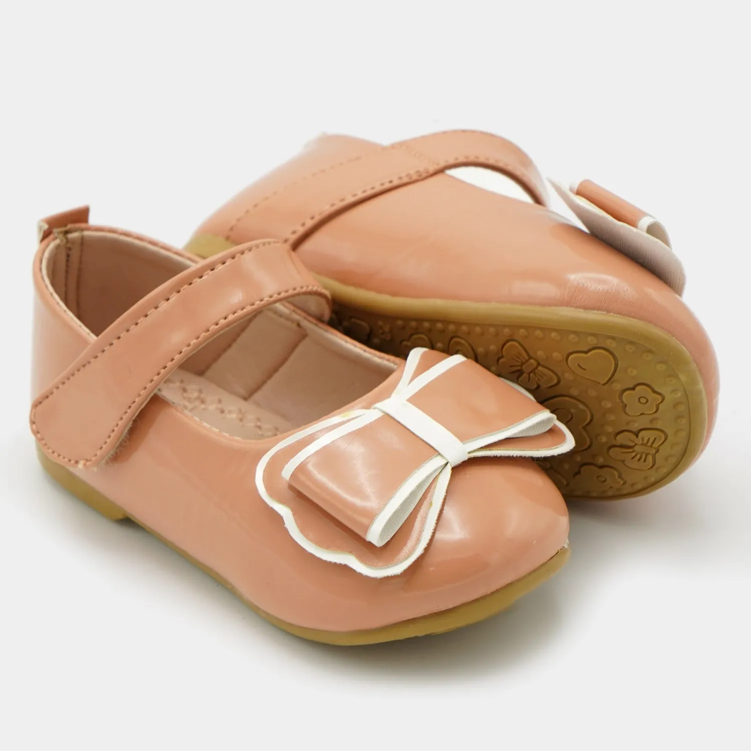 Girls Pumps 640-60-Peach