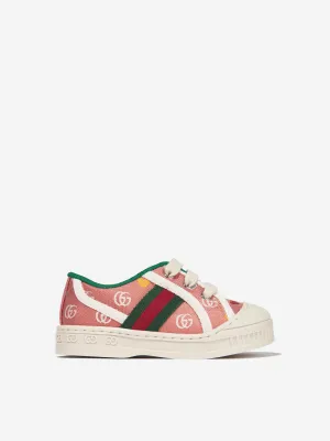 Gucci Girls GG Tennis Trainers in Pink