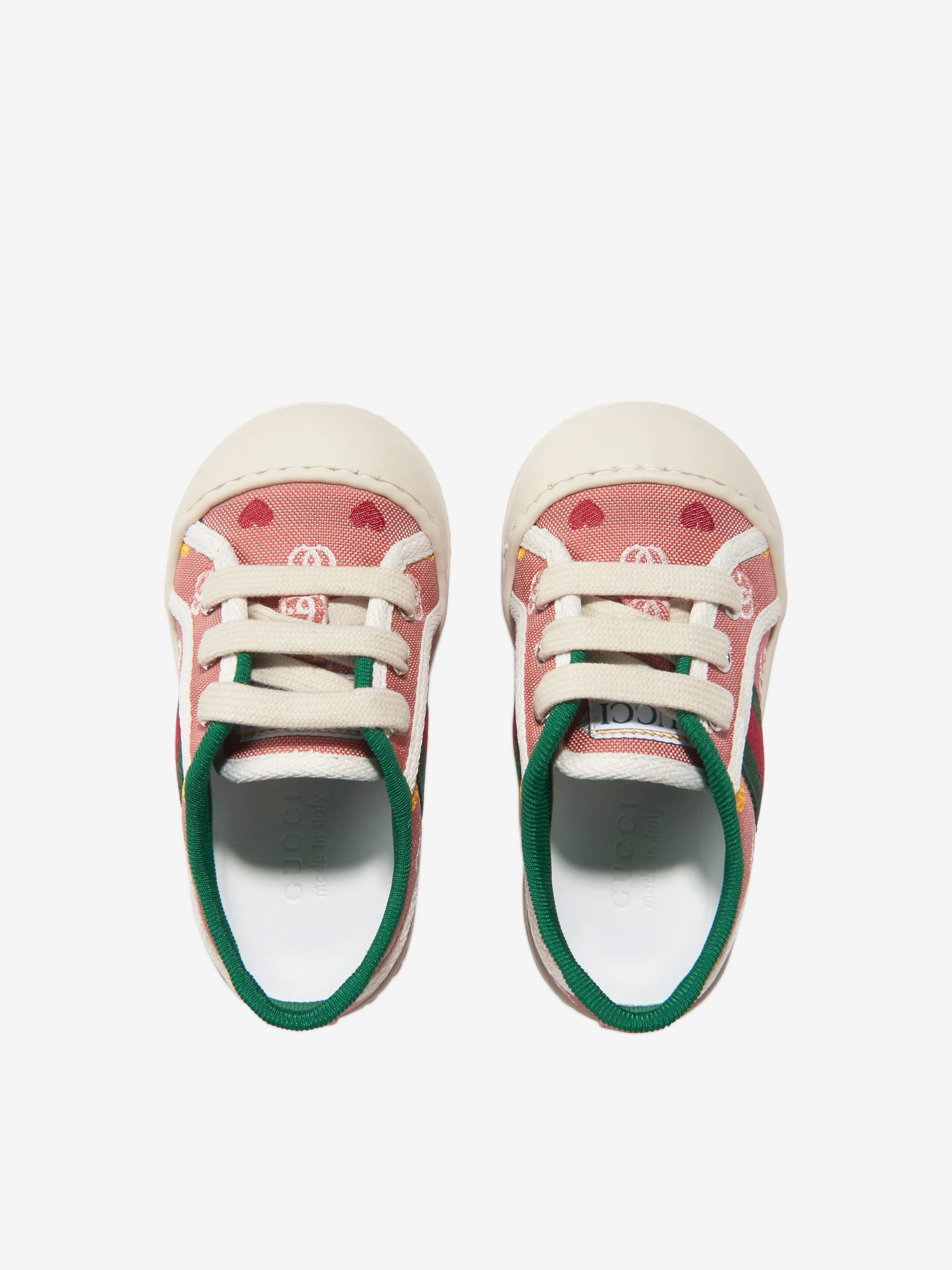 Gucci Girls GG Tennis Trainers in Pink