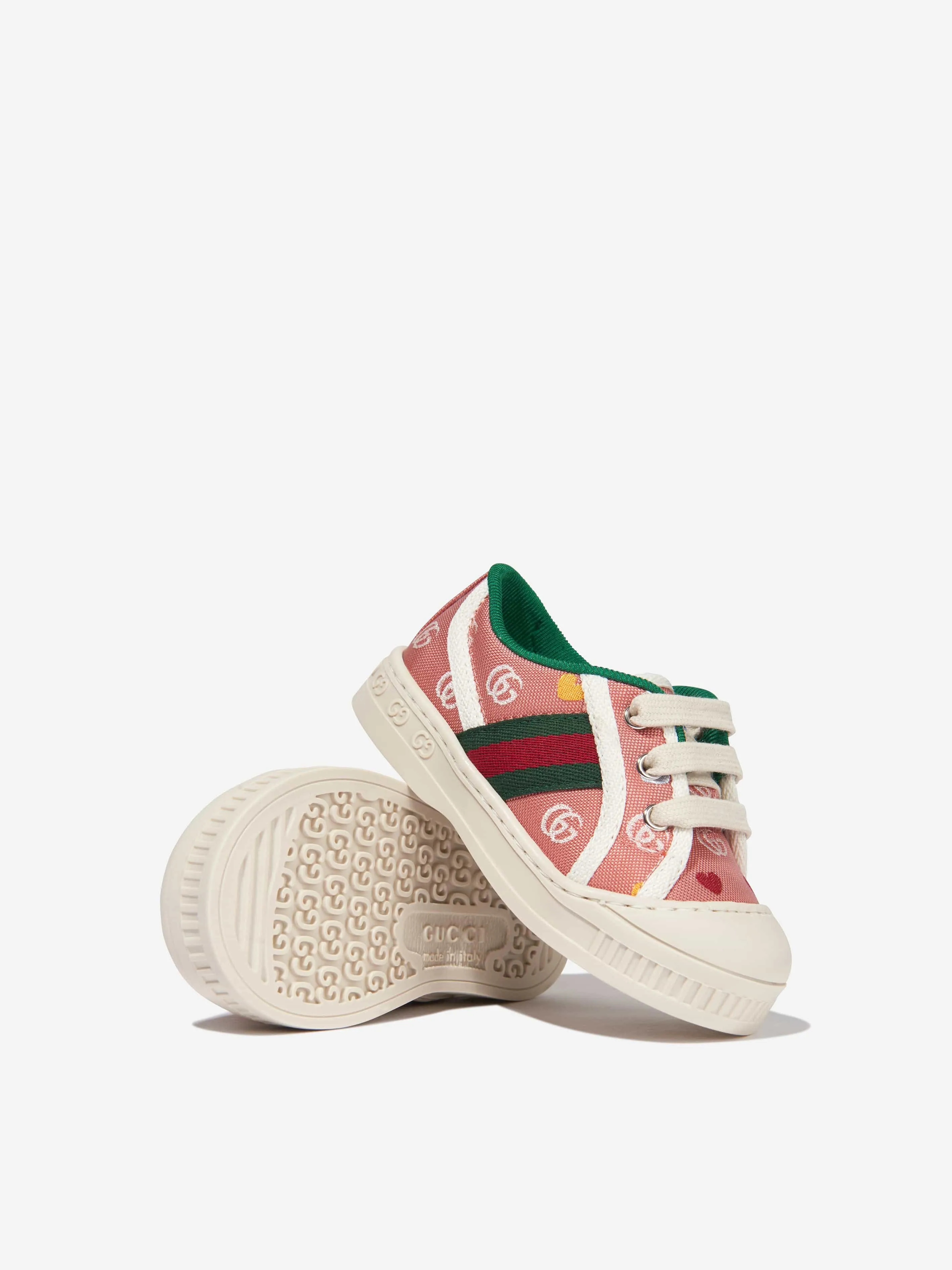 Gucci Girls GG Tennis Trainers in Pink