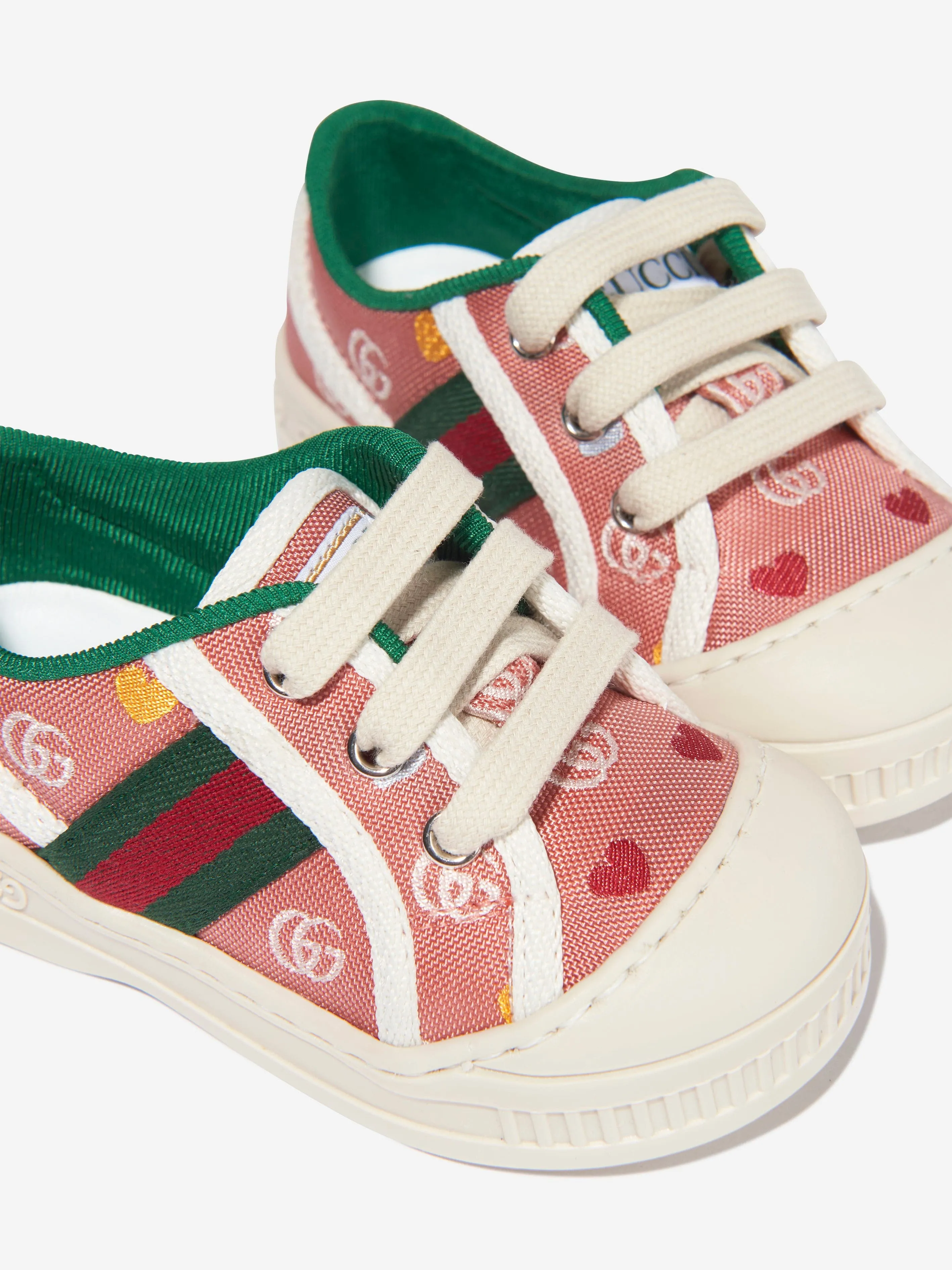 Gucci Girls GG Tennis Trainers in Pink