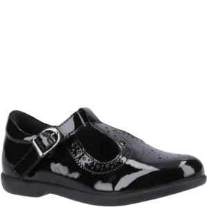 Hush Puppies Britney XL Patent Senior School Shoes