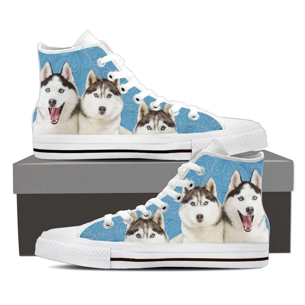 Husky Puppies Canvas High Top Shoes