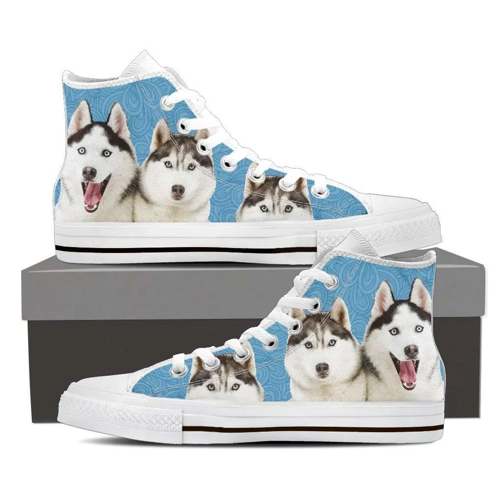 Husky Puppies Canvas High Top Shoes