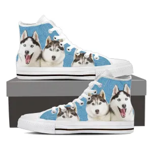 Husky Puppies Canvas High Top Shoes