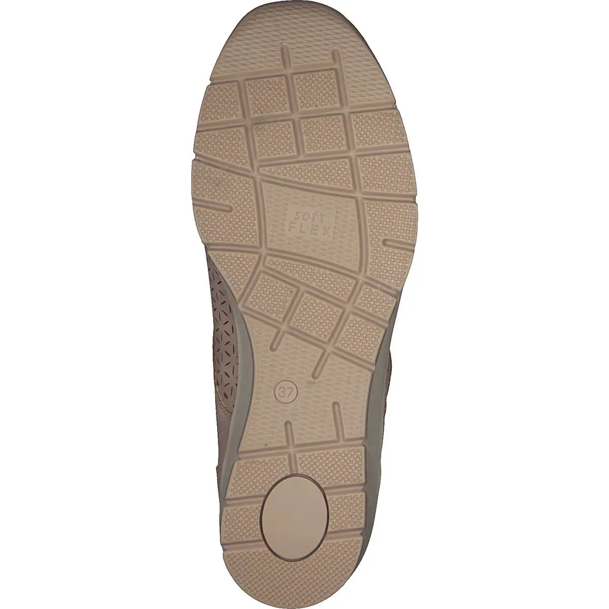 Jana Soft Pink Shoe with Rose Gold Detail: Comfort and Elegance