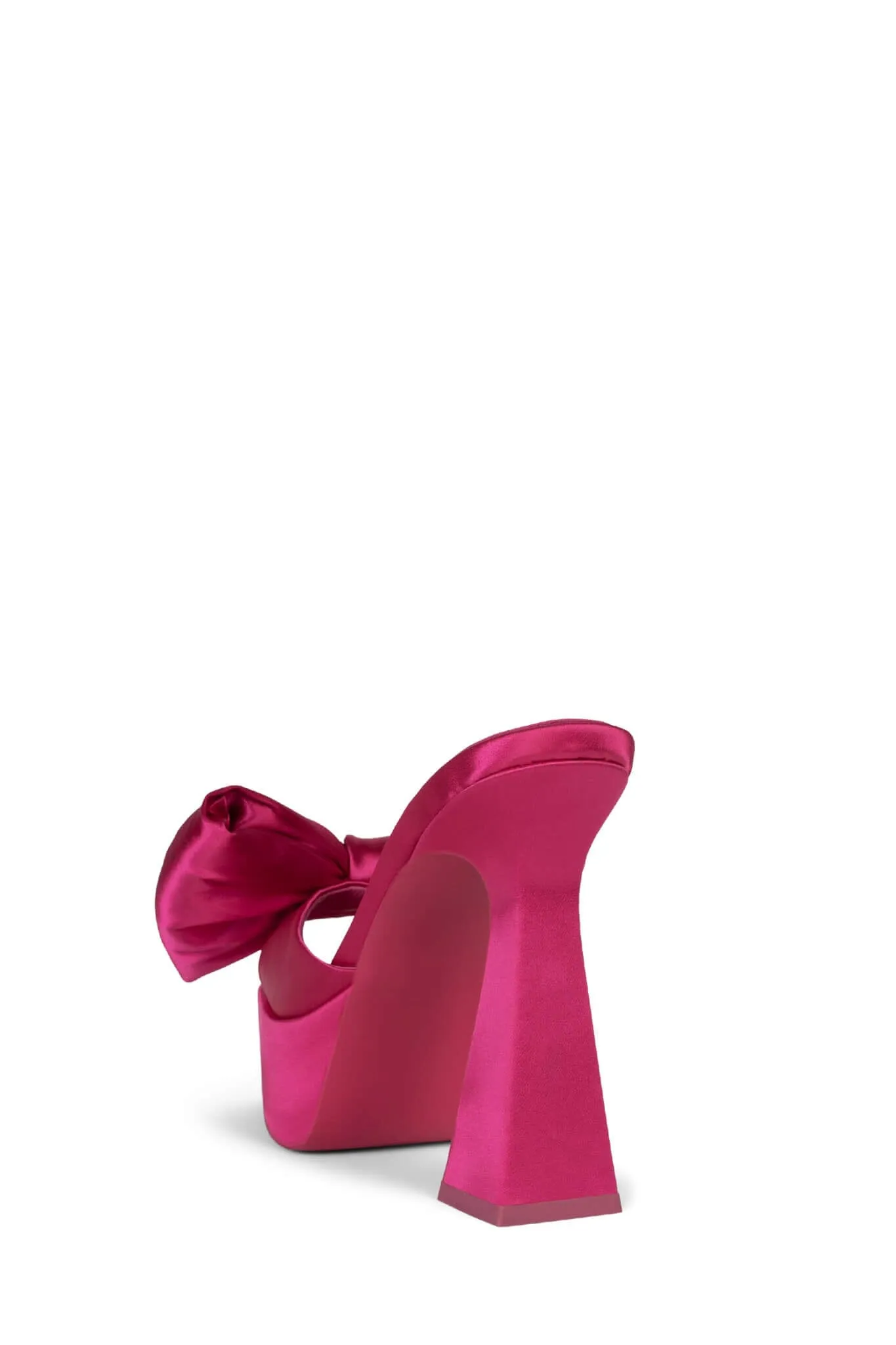 Jeffrey Campbell Gazenia Platform Bow in Fuchsia Satin