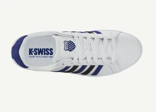 K-Swiss Court Tie Break Trainer - White/Sodalite Blue/Black