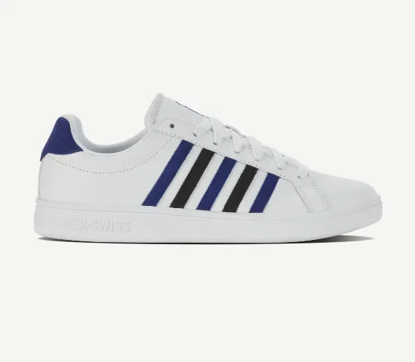 K-Swiss Court Tie Break Trainer - White/Sodalite Blue/Black