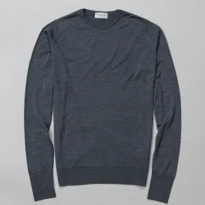 MARCUS MERINO WOOL CREW NECK CHARCOAL
