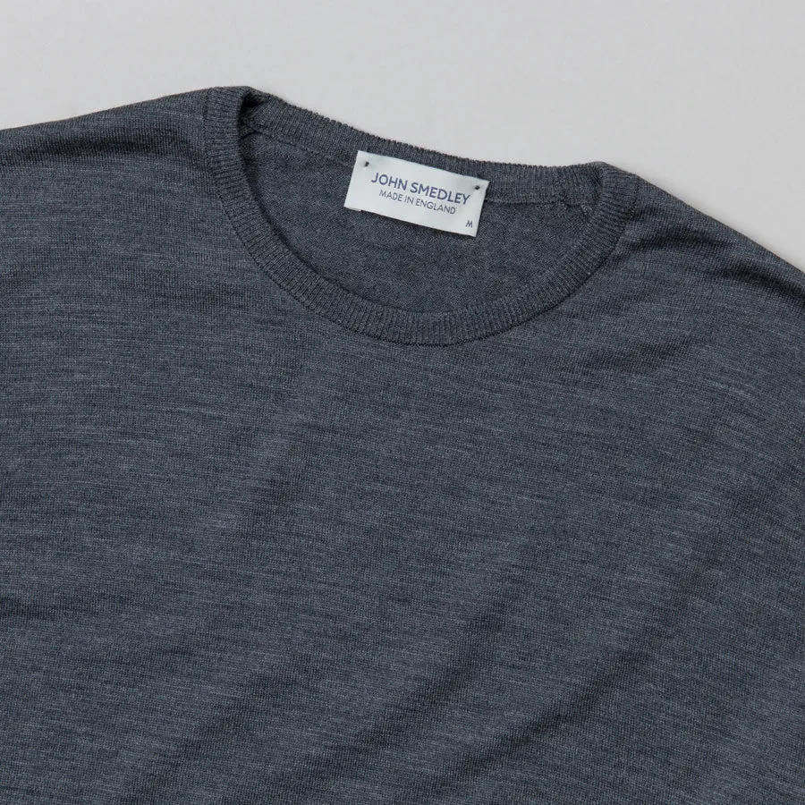 MARCUS MERINO WOOL CREW NECK CHARCOAL
