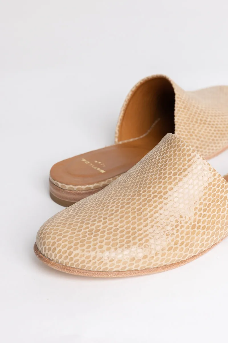 Mia Sand Snake Mule Slipper