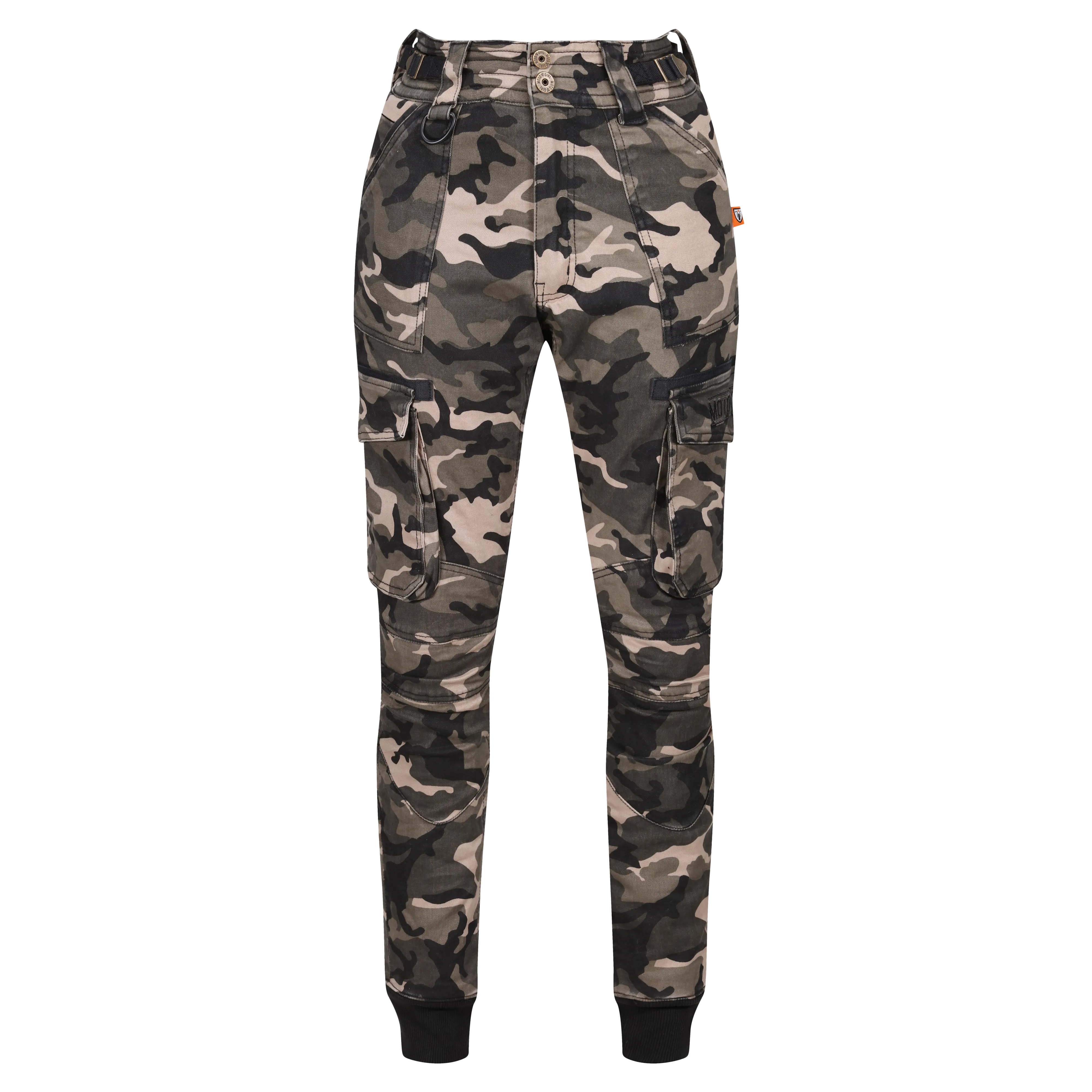 MotoGirl Lara Cargo Riding Pants - Camo