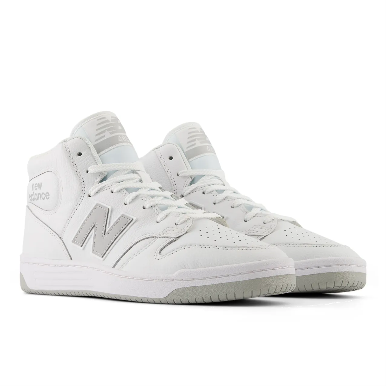 New Balance Numeric Men's 480 High White Grey Shoes