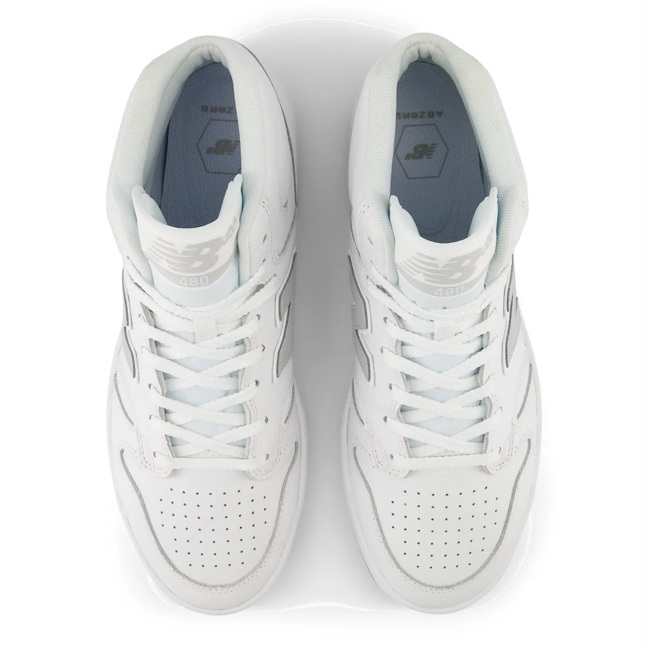 New Balance Numeric Men's 480 High White Grey Shoes