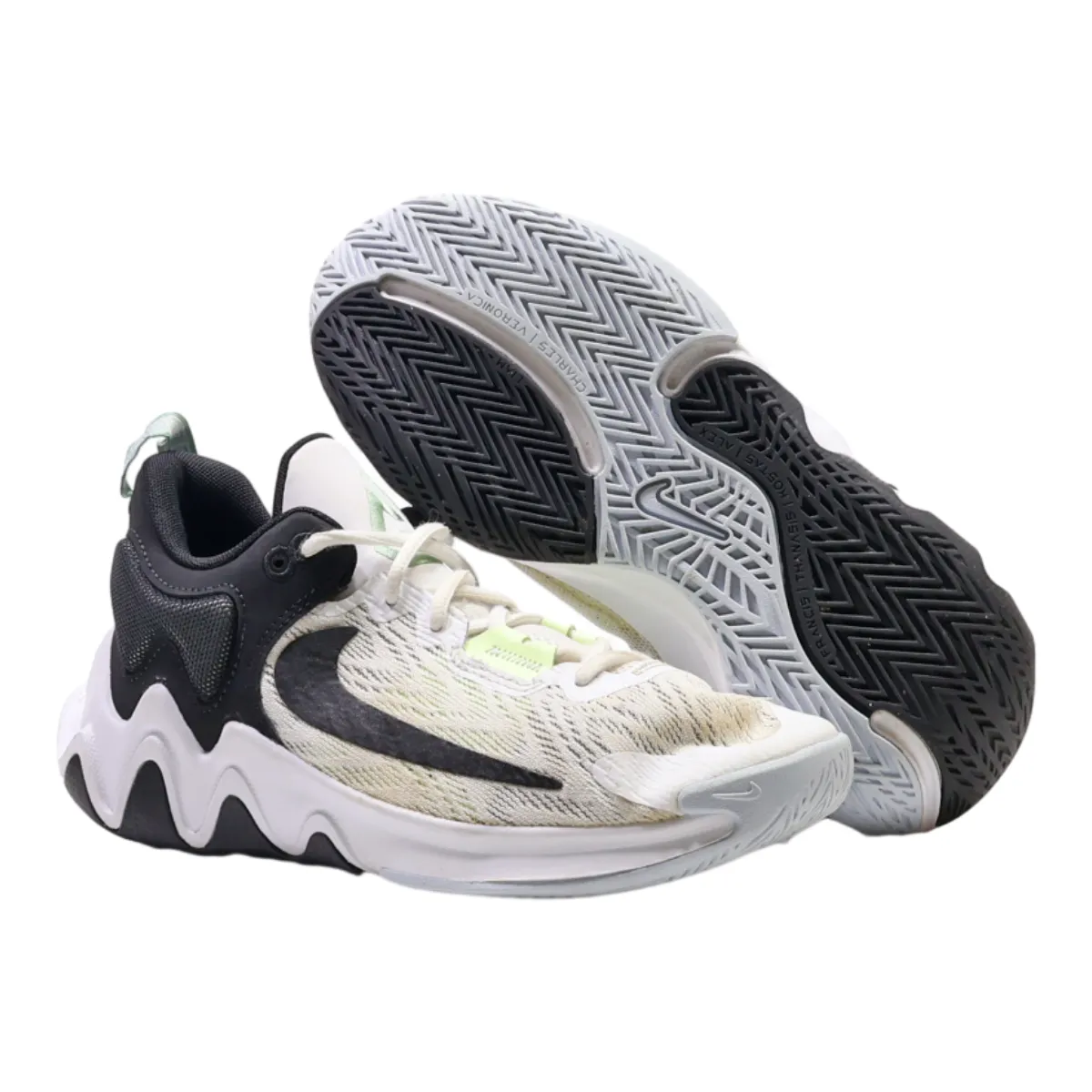 NIKE Giannis Immortality 2022 Sneaker Trainers White Synthetic Boys UK 5.5