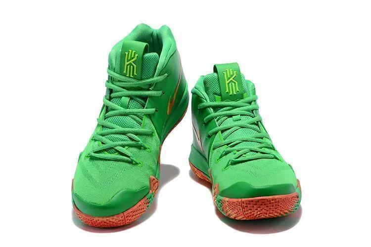 Nike Kyrie 4 Green Red Orange Men Basketball Shoes !!! CYBER MONDAY SALE !!!
