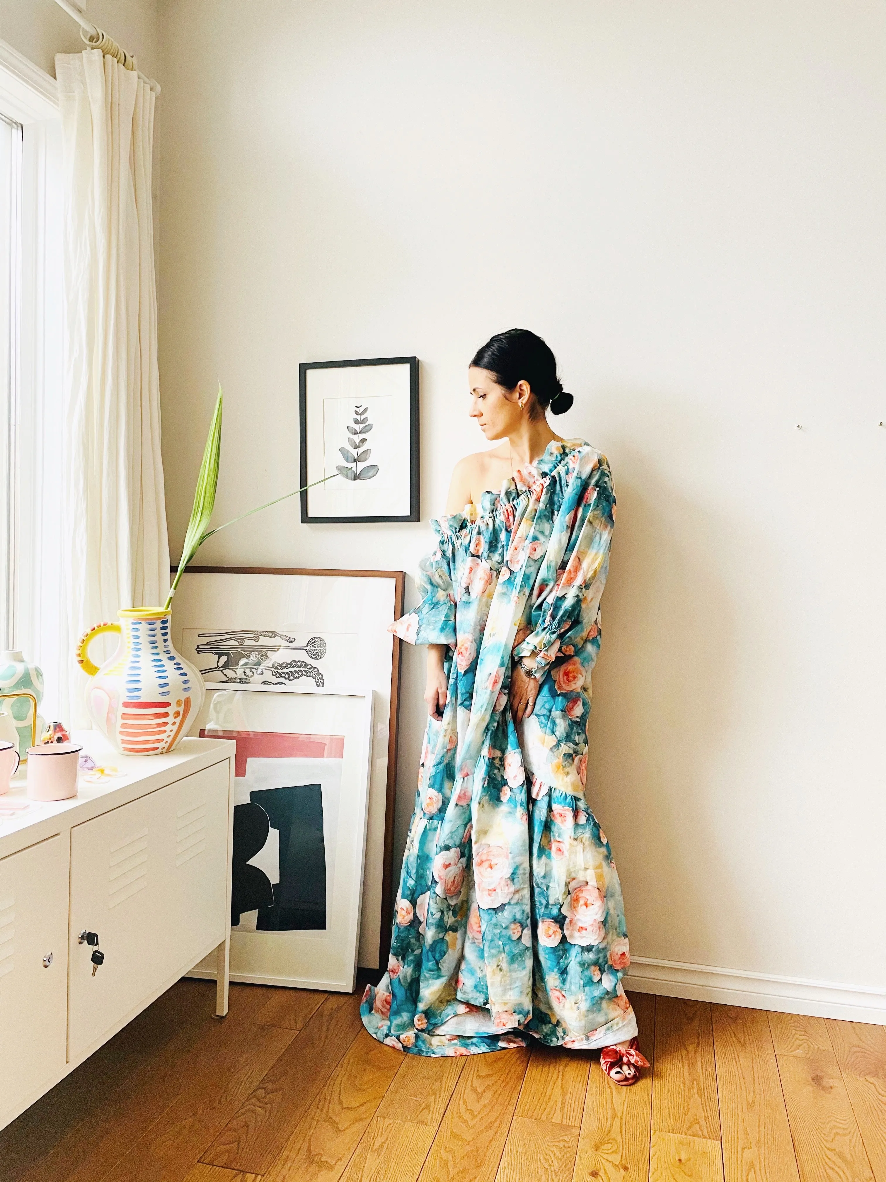 Nikita Day Gown in Rosedal