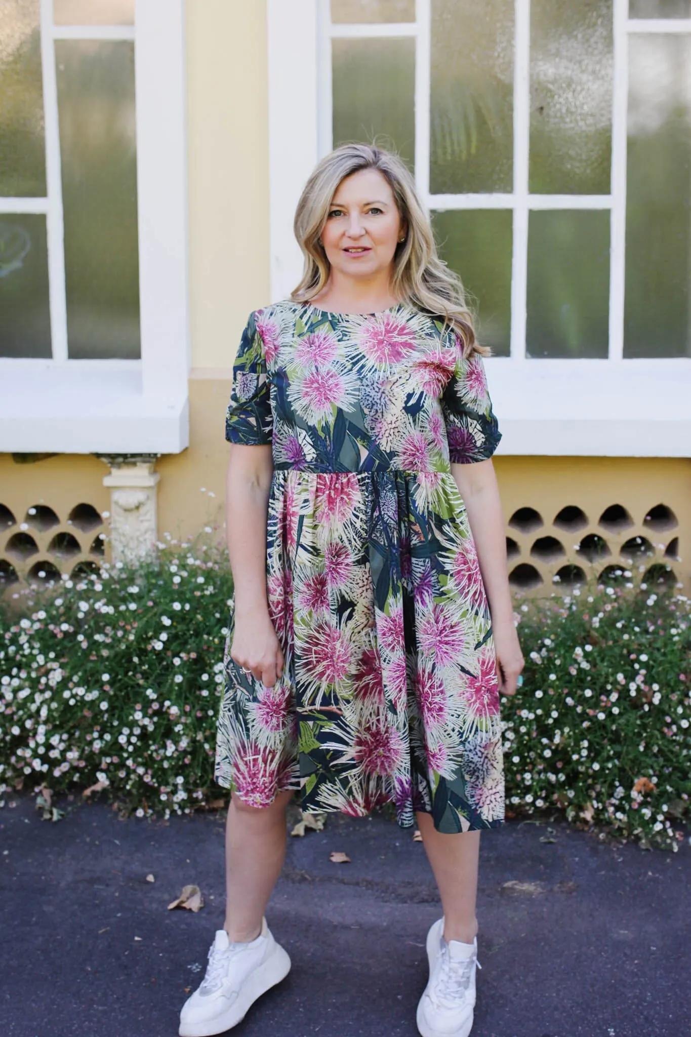 Peasant Poplin Dress - Pincushion