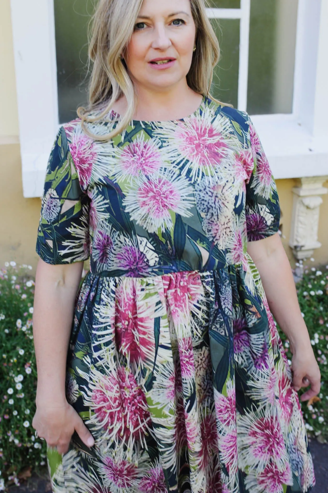 Peasant Poplin Dress - Pincushion