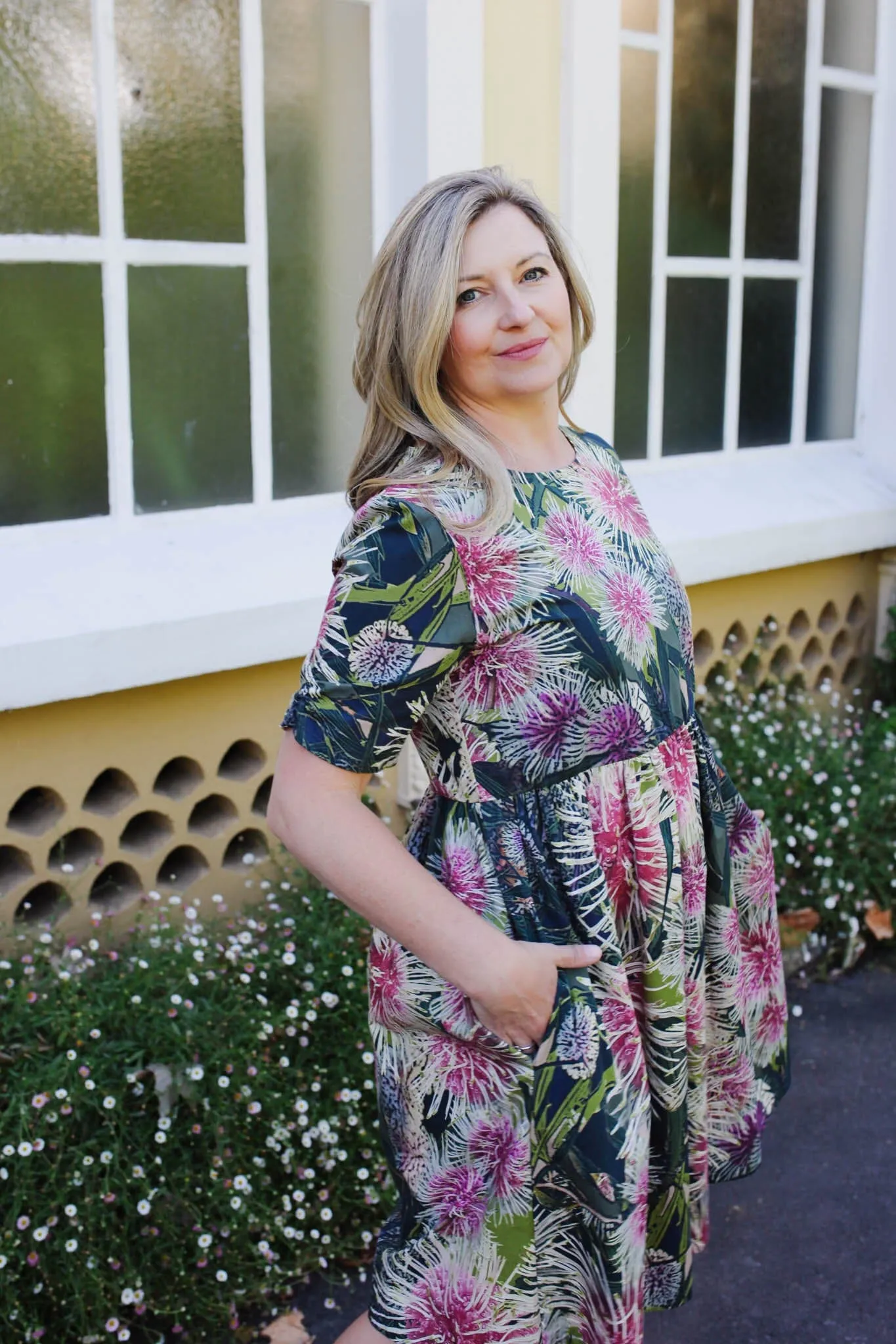 Peasant Poplin Dress - Pincushion