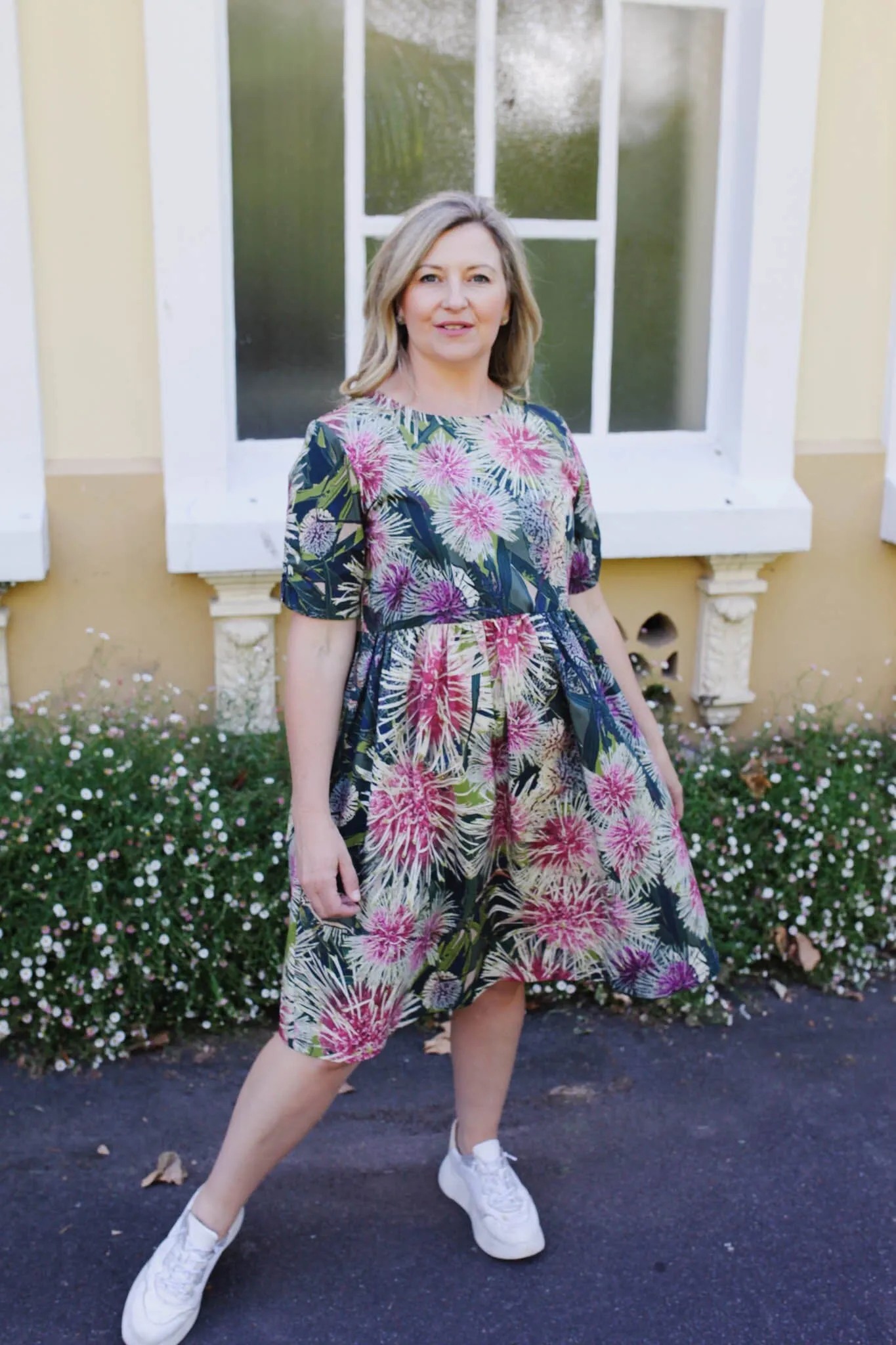 Peasant Poplin Dress - Pincushion